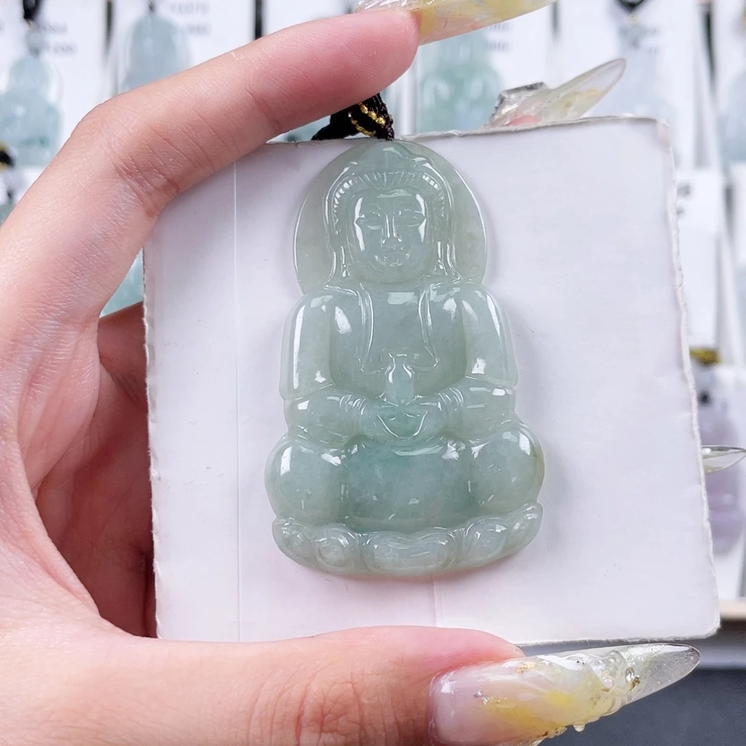 翡翠未镶嵌颈饰Y5A078-3