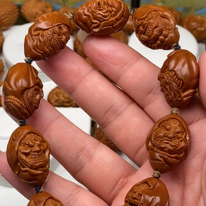 橄榄核手串/手链橄榄核雕工艺