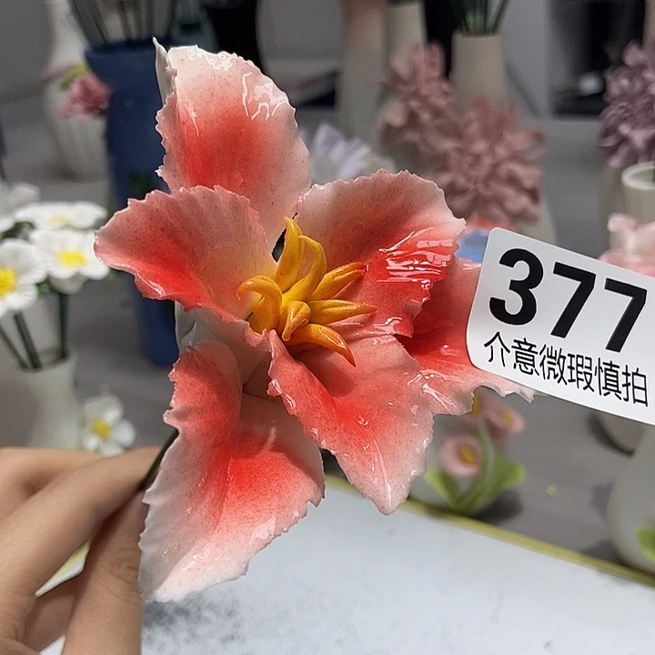 陶瓷纯手工捏花设计