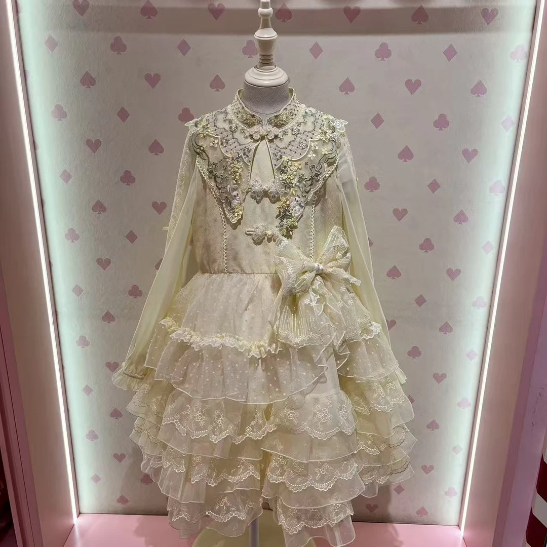 仲夏物语Lolita连衣裙秋念童装op公主裙