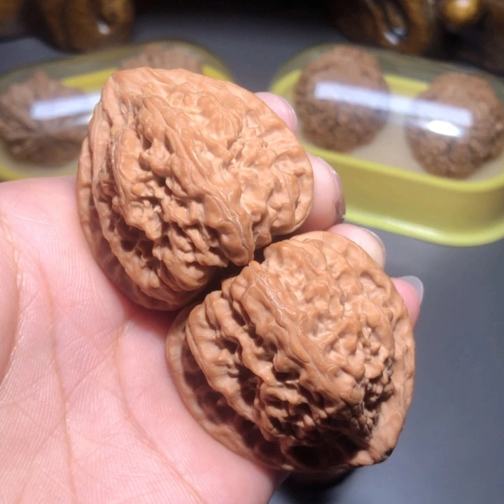 文玩核桃把件41火焰马蹄