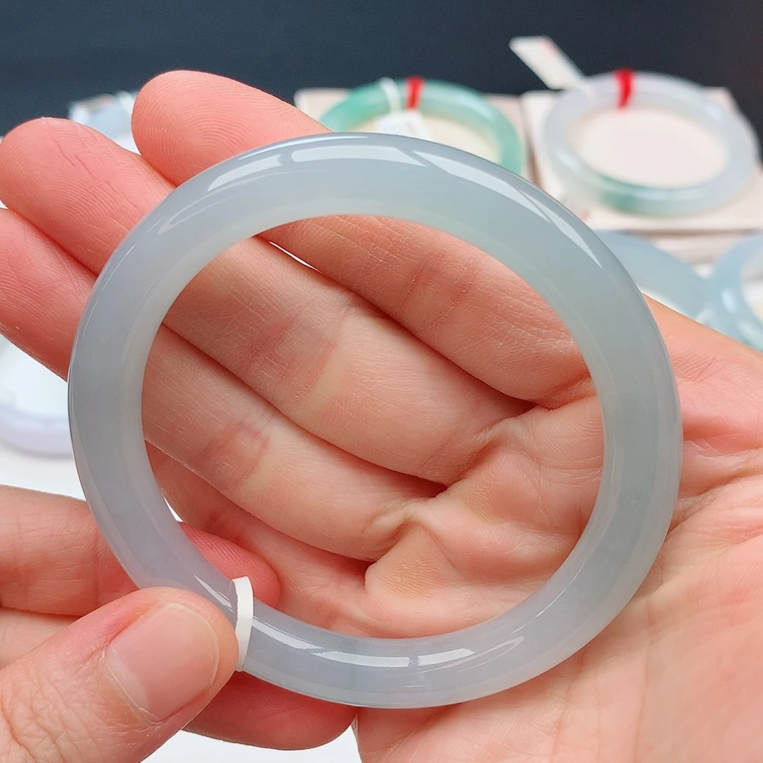 翡翠手镯未镶嵌3号-57圈口