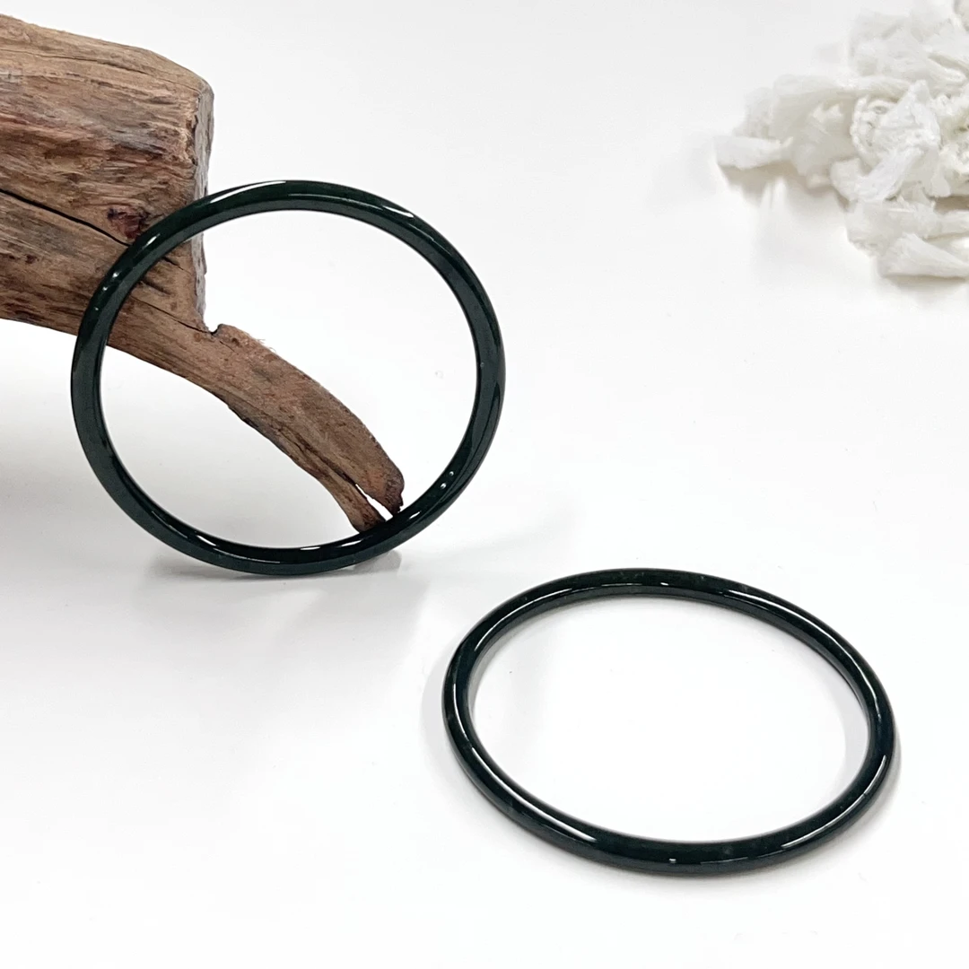 【小宝珠宝】19 T88841-和田玉手镯-多样性发一件-4mm（多规格）