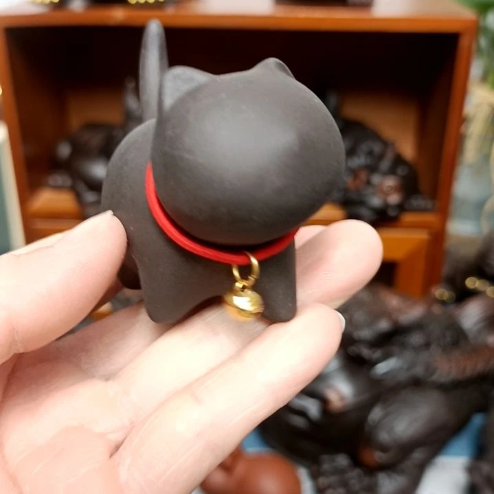 茶宠紫砂小猫茶宠摆件