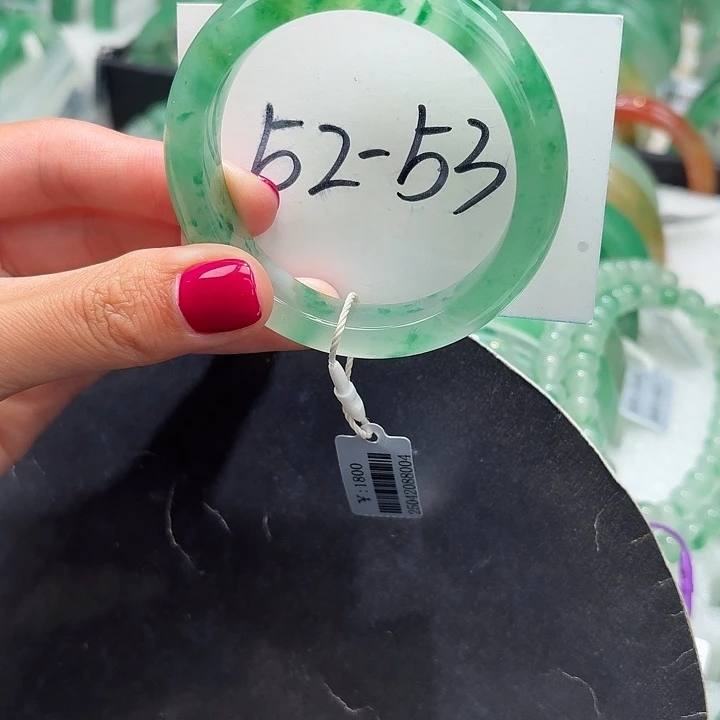 石英质玉（非洲翠）未镶嵌手镯