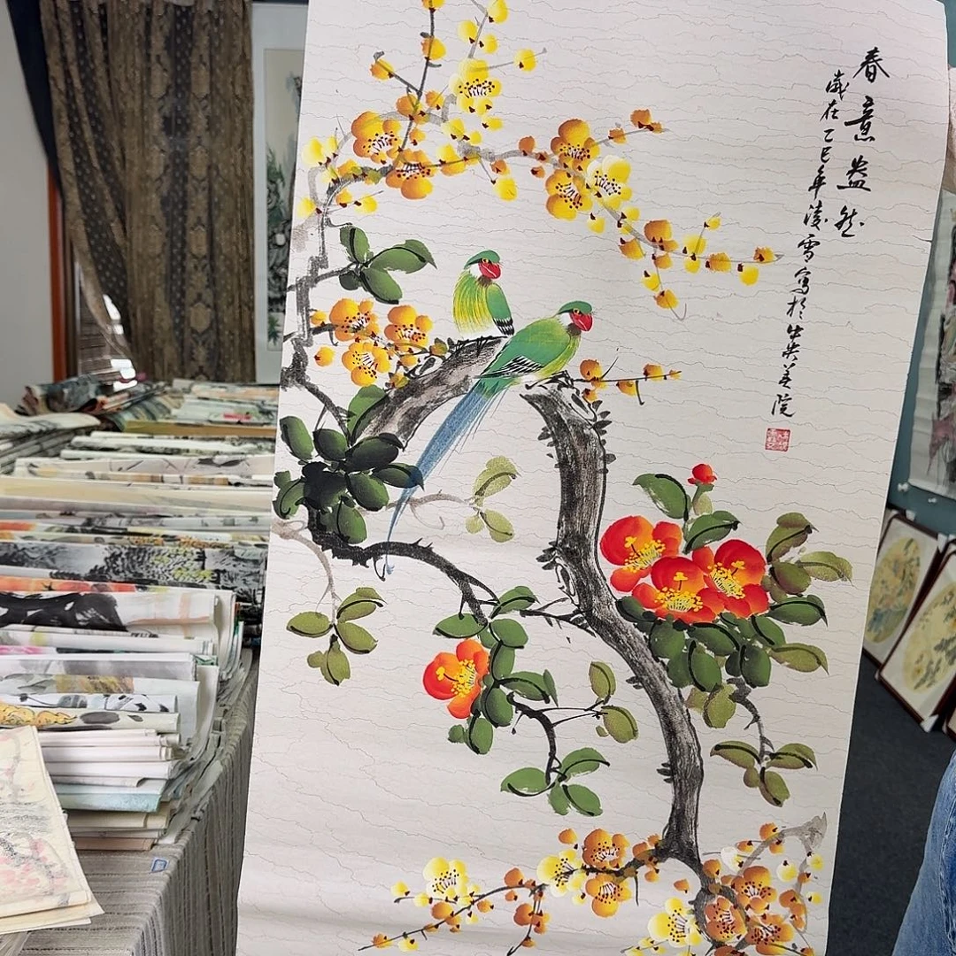 纯手绘国画作品作品