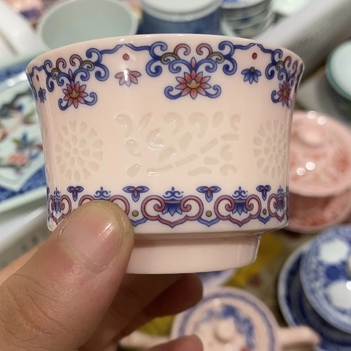 摆件陶景德镇陶瓷主人杯23444