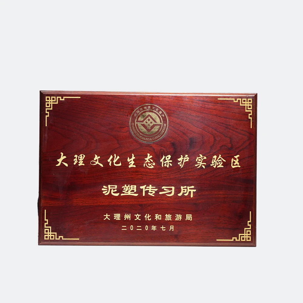 大理祥云非遗瓦猫兰花款手工制作陶瓷摆件