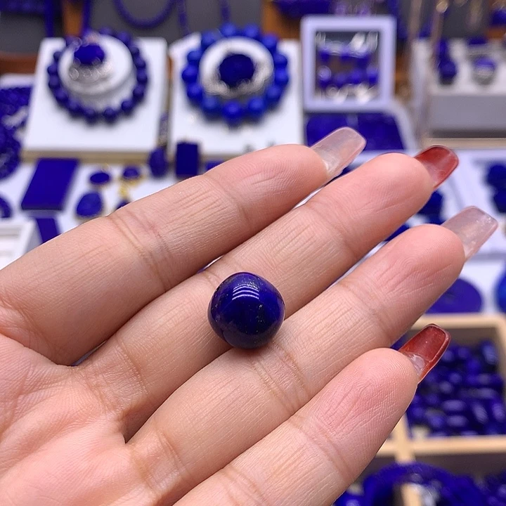 青金石配饰单珠老型未镶嵌酒*