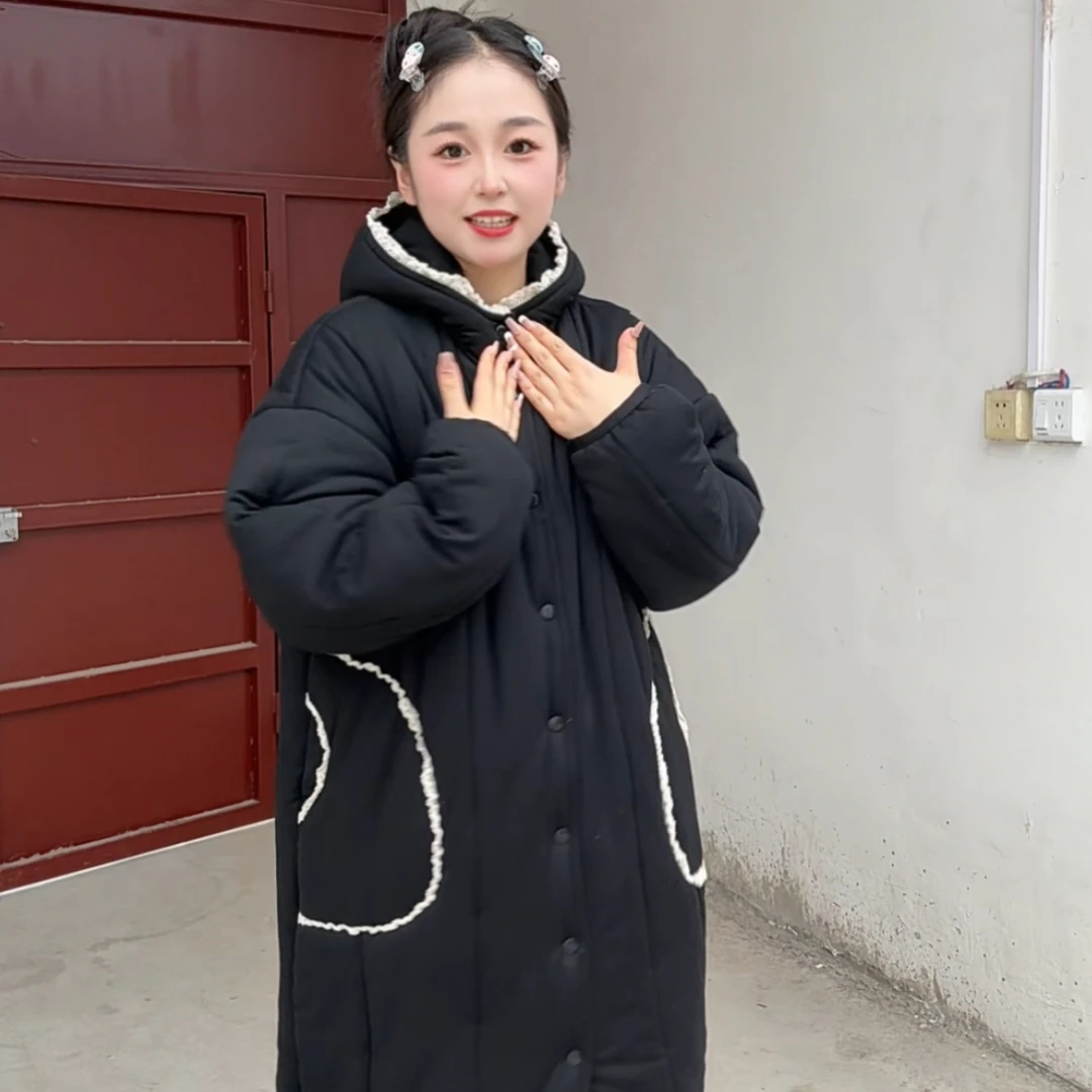 纯色系月牙口袋家居服（棉花衣）