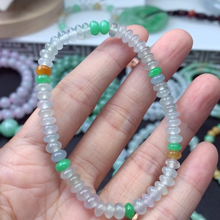 未镶嵌手链翡翠翡翠手串5.3