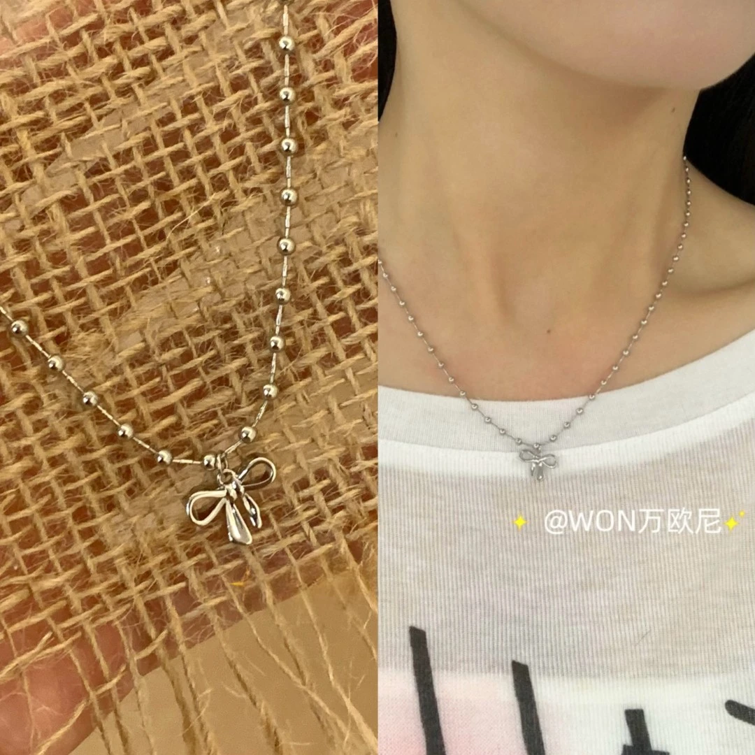 铜合金项链 CHANGE x 小布偶 项链小众气质百搭 弧X002