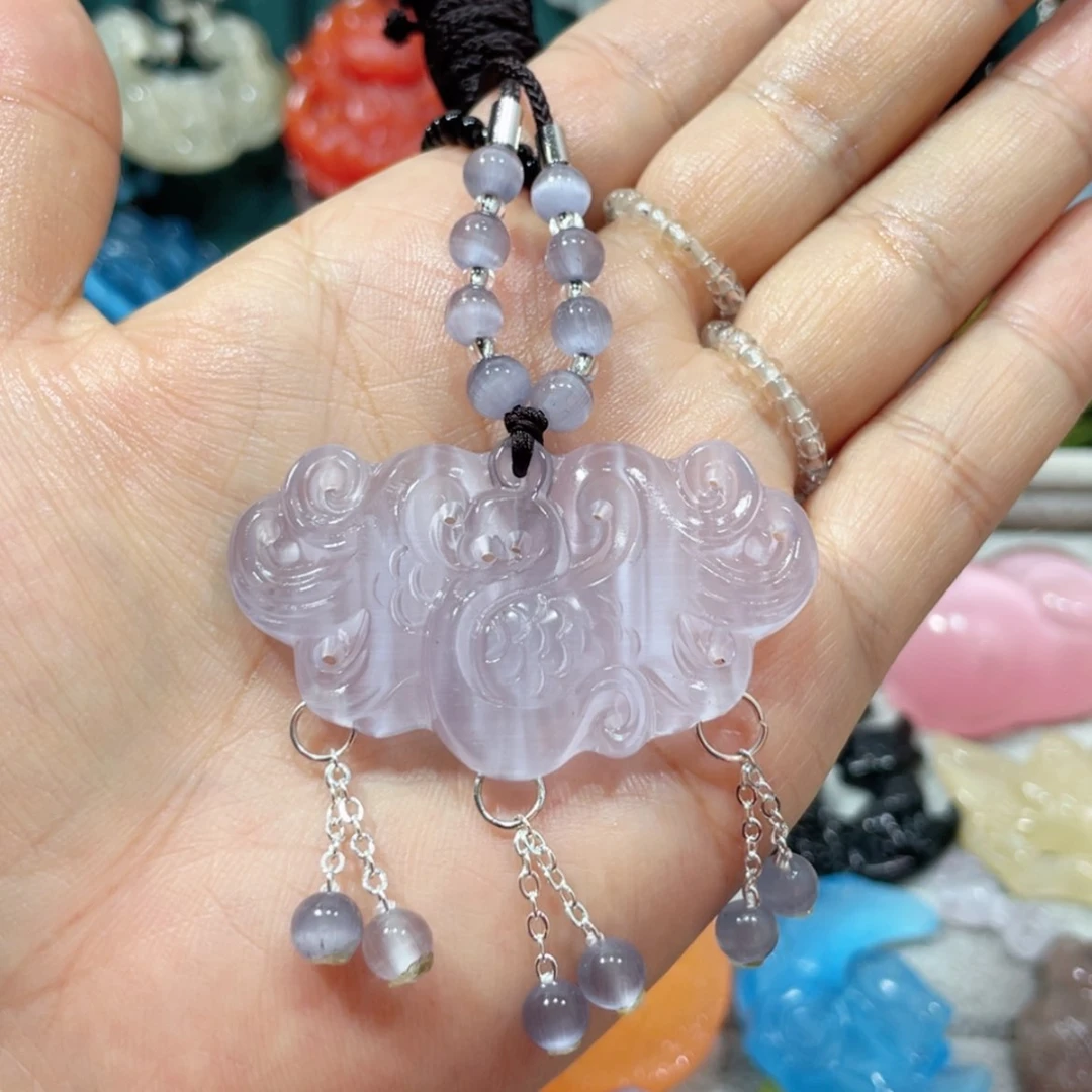 【闪购商品】未镶嵌岫玉颈饰10项链猫眼
