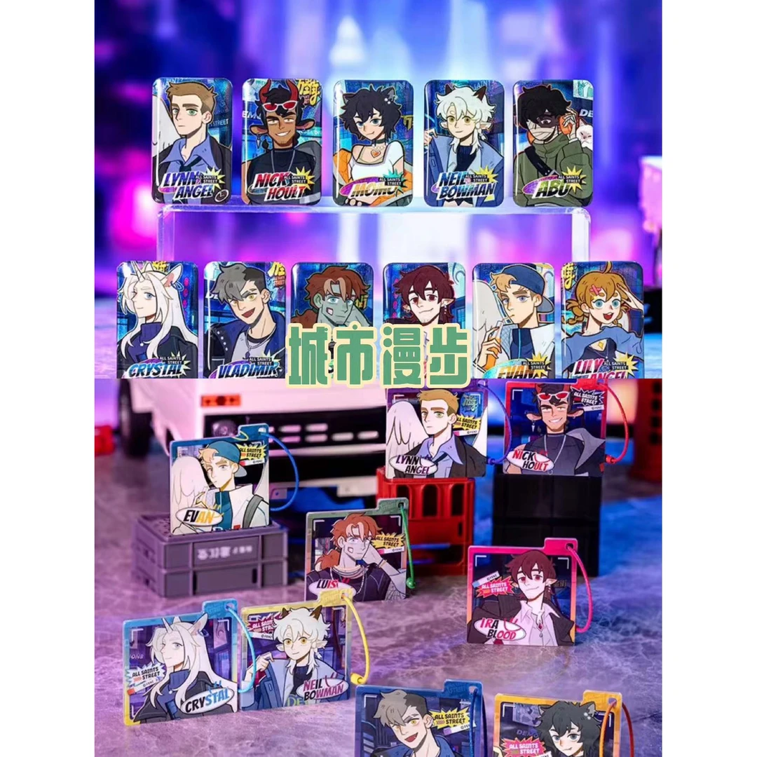 万圣街《城市漫步》系列 徽章/亚克力 盲盒