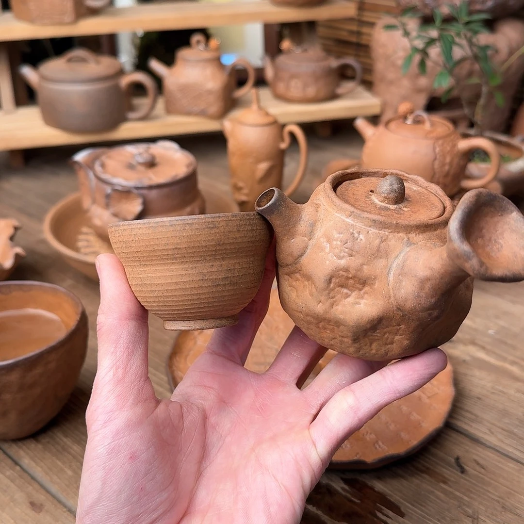 原矿老岩泥茶器系列