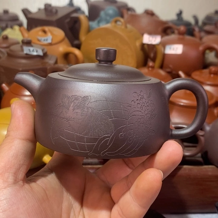 茶壶紫砂茗*诺精工制作