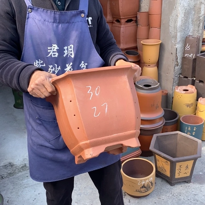 紫砂花盆紫砂花盆