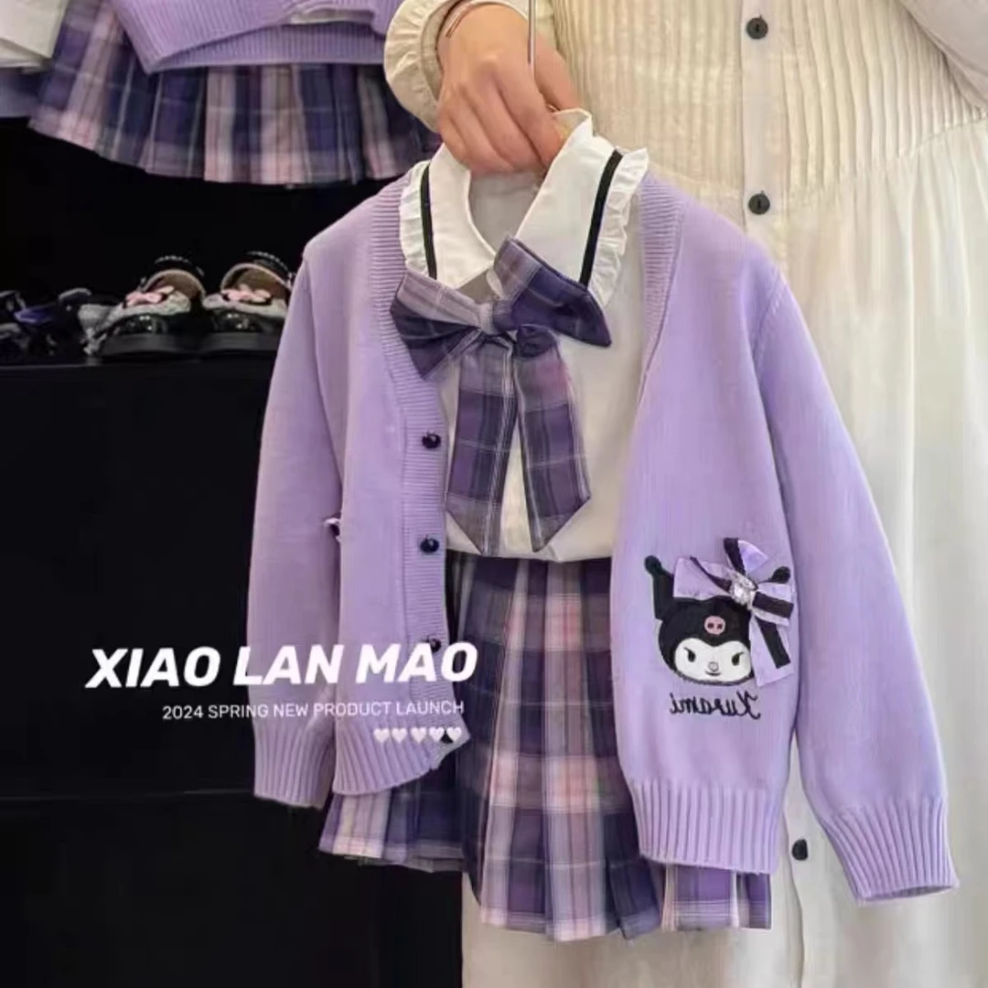 女童洋气款开衫毛衣477