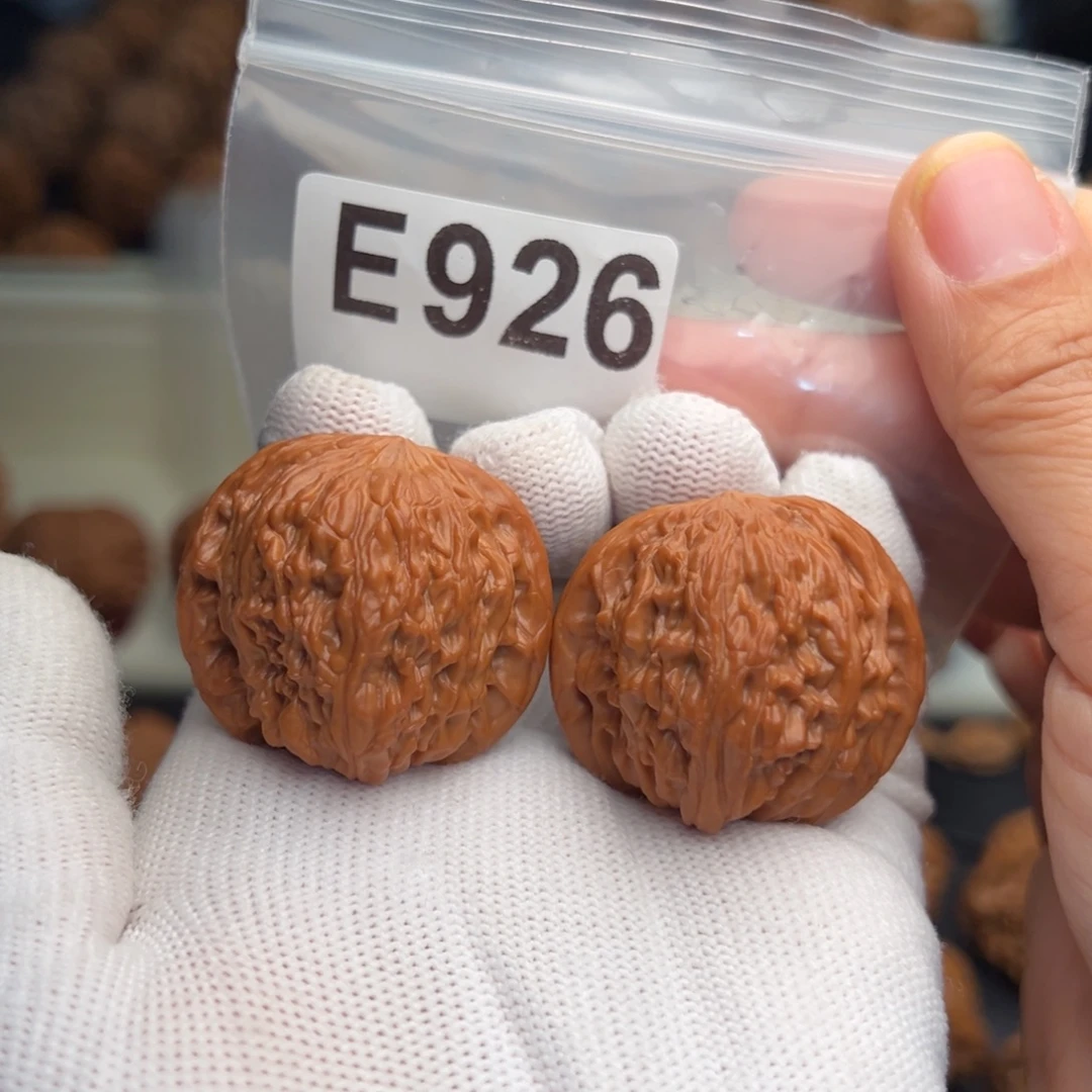 文玩核桃手串E926石子磨37
