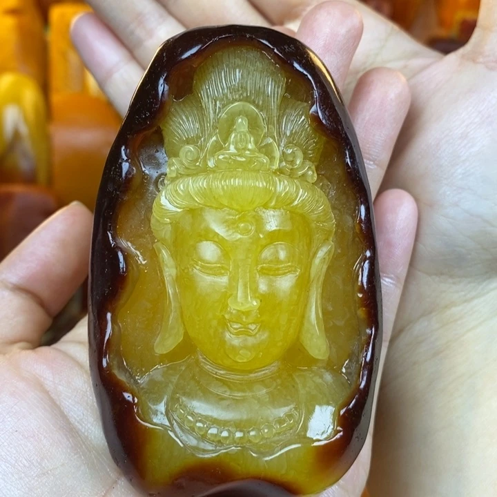 未镶嵌定制琥珀琥珀蜜蜡吊坠