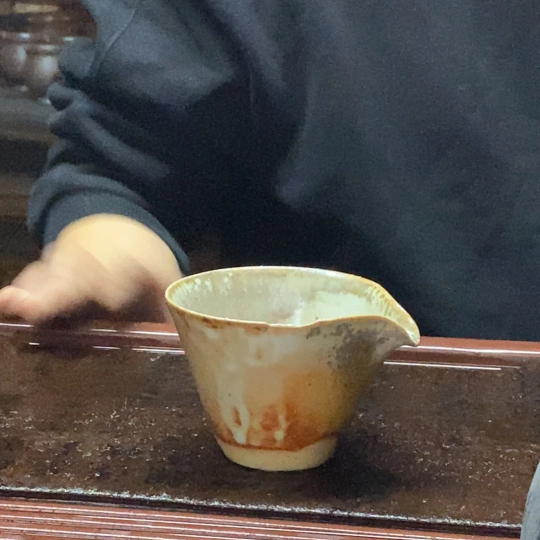 紫砂柴烧紫砂杯杯