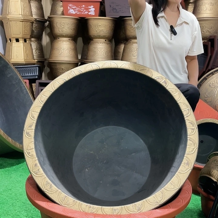 圆盆古铜一米二一个
