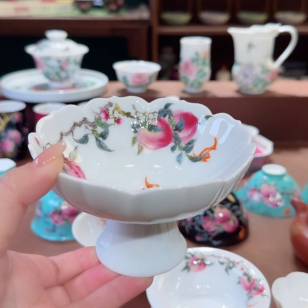 珐琅彩主人杯茶具套装