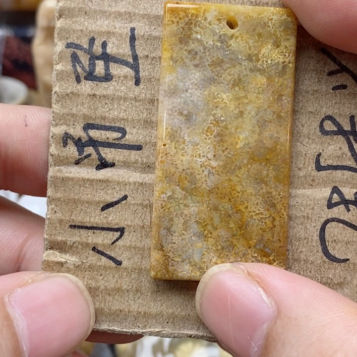 硅化珊瑚（珊瑚玉）未镶嵌颈饰软**手
