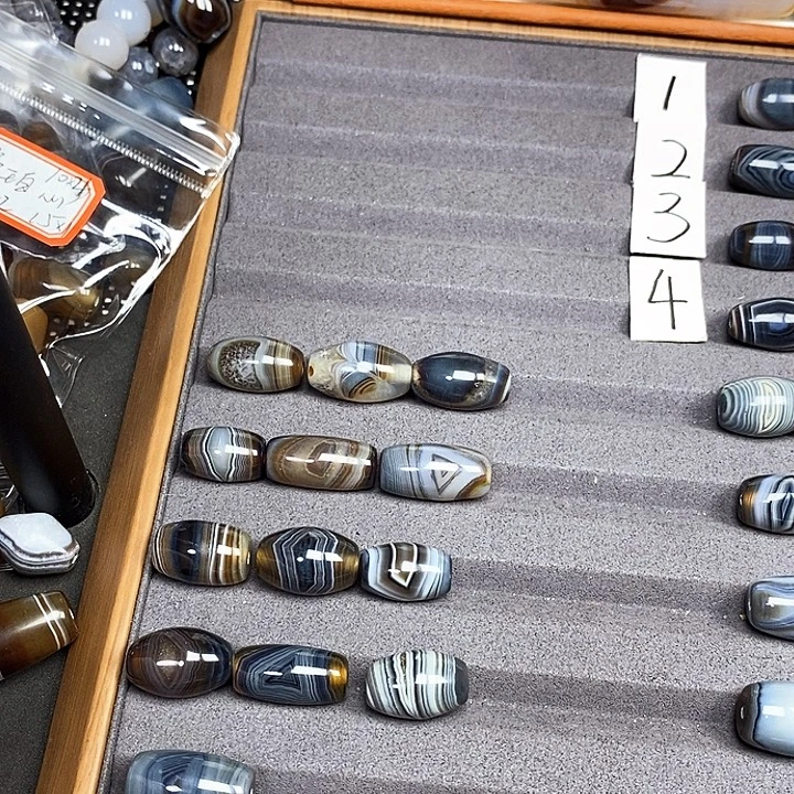 B***f玛瑙/玉髓合金珠宝半成品