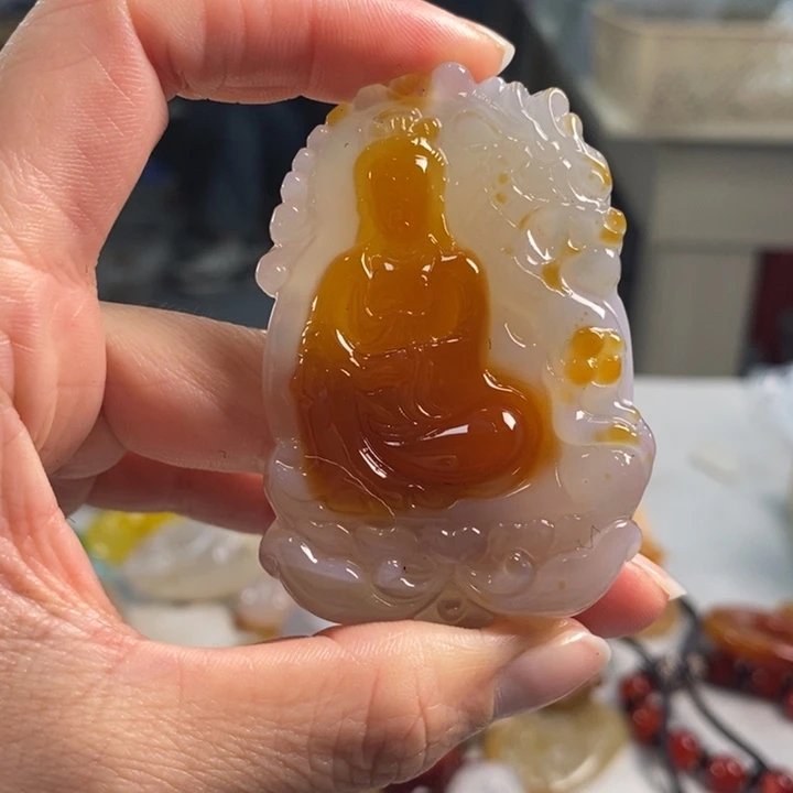 玛瑙/玉髓吊坠(不含链)未镶嵌