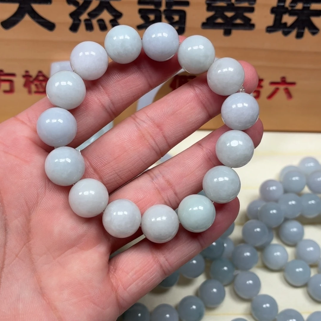 翡翠未镶嵌颈饰手串卡12.8
