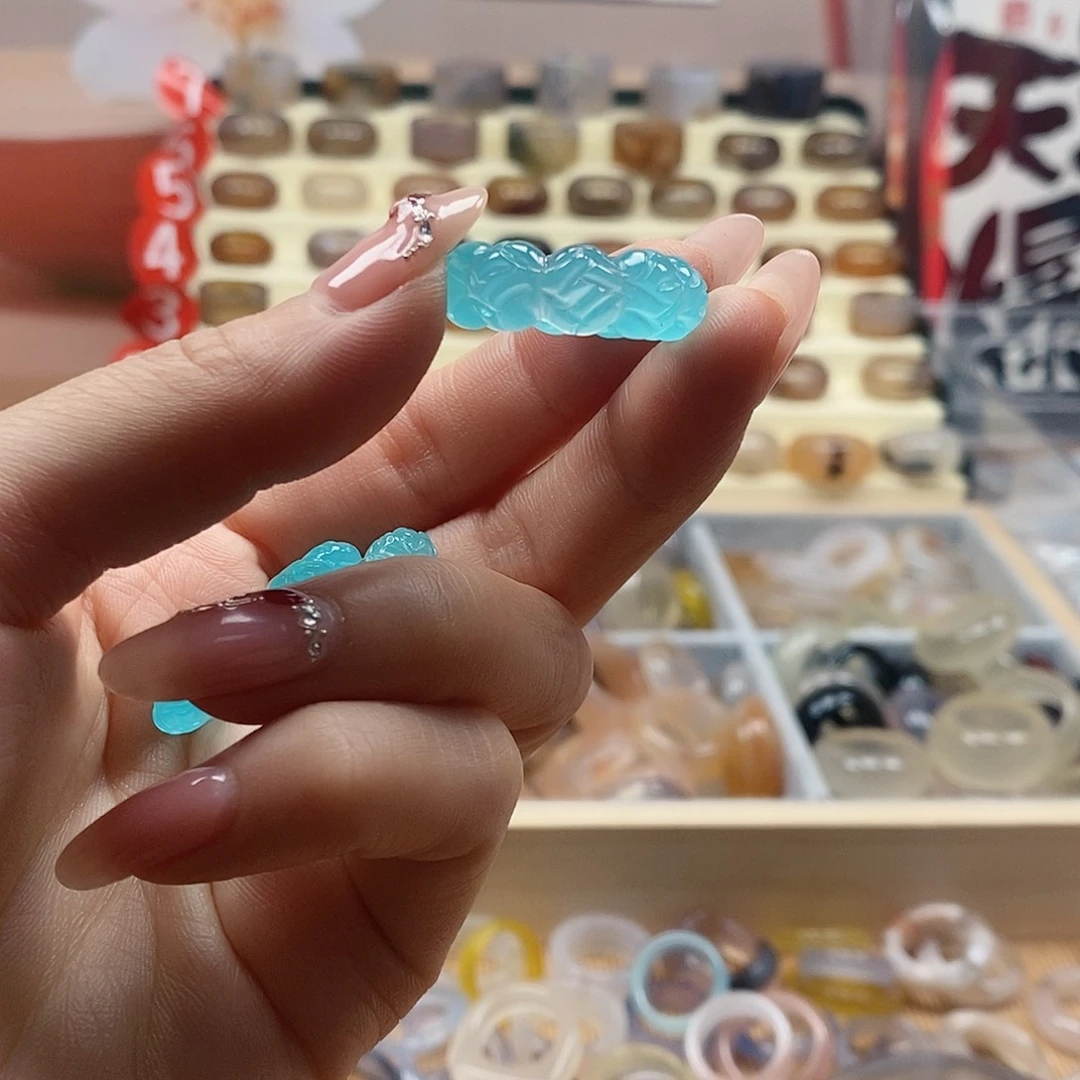 月***海未镶嵌戒指玛瑙/玉髓