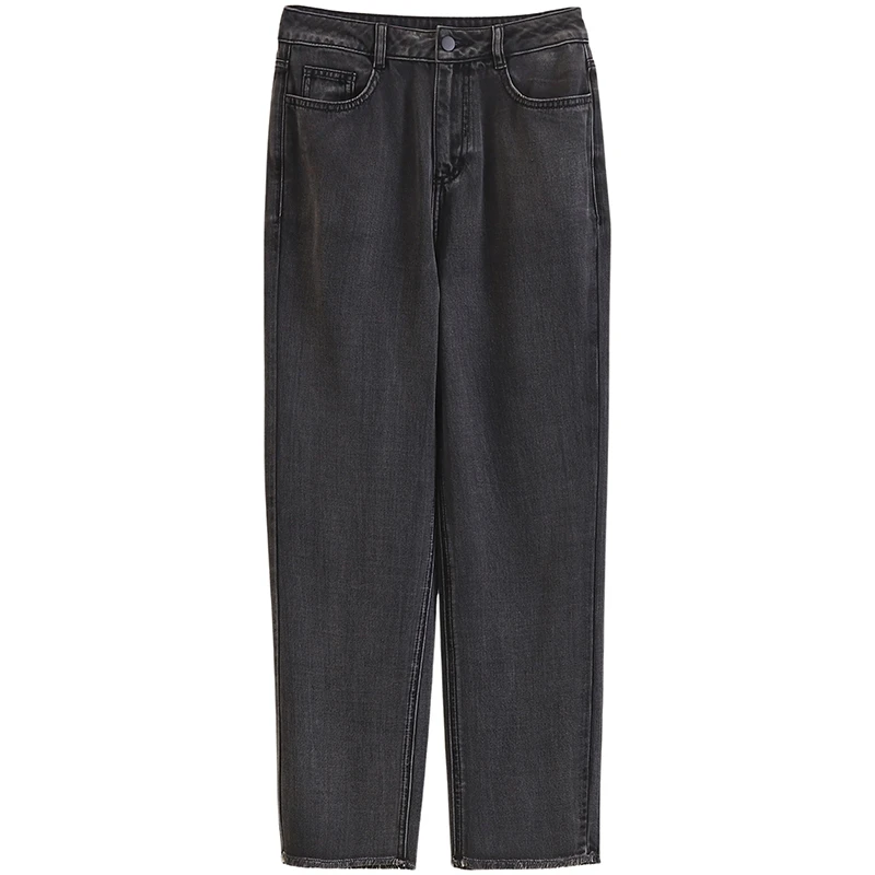 F778-【汀】黑色修身弹力小脚百搭牛仔裤#PZN55Z001