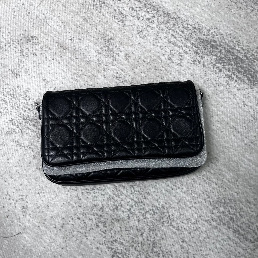 匠人乔皮具【D WOC包黑色】时尚女士黑色百搭轻奢小挎包