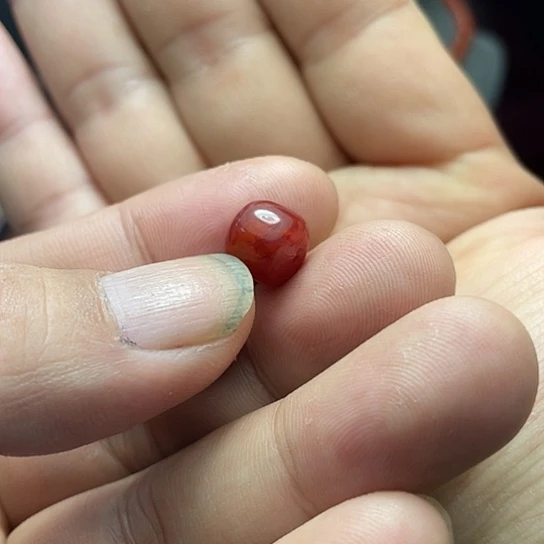 南红玛瑙10单珠未镶嵌道*道