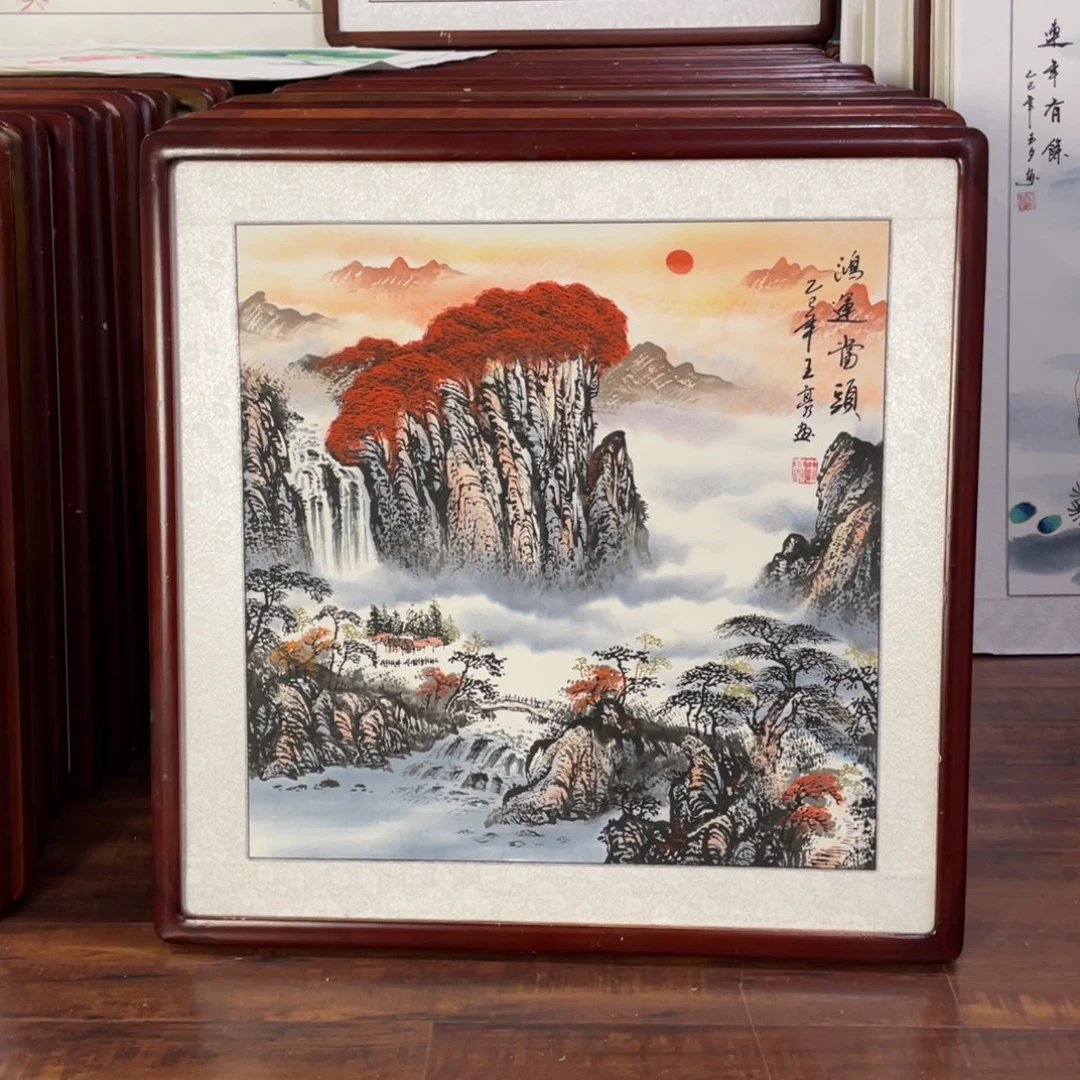 国画带框尺寸63*63厘米