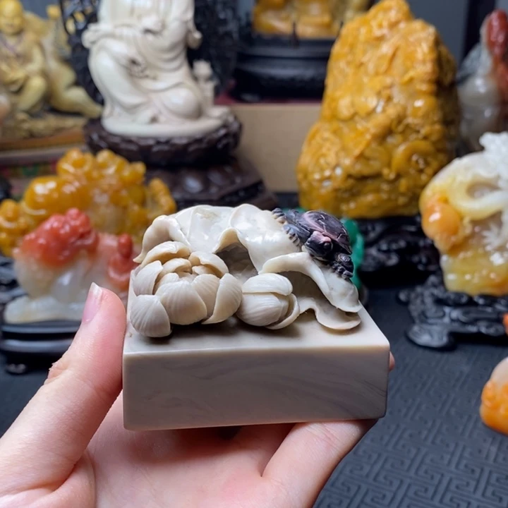 奔***腿寿山石印章111111111111