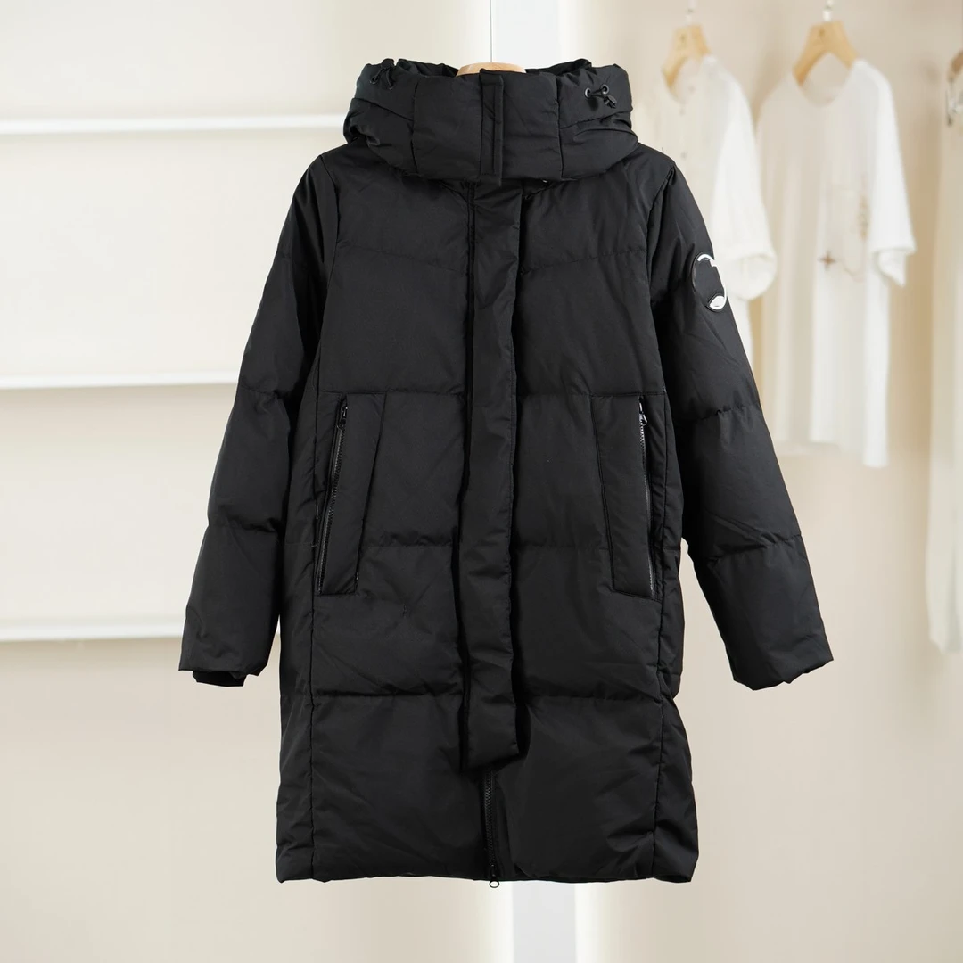 麦迪尚品 5090701 长款连帽立领羽绒服冬季女装专柜撤柜