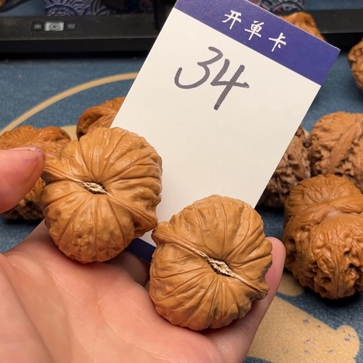 吊坠文玩核桃改*南瓜 39全品 34