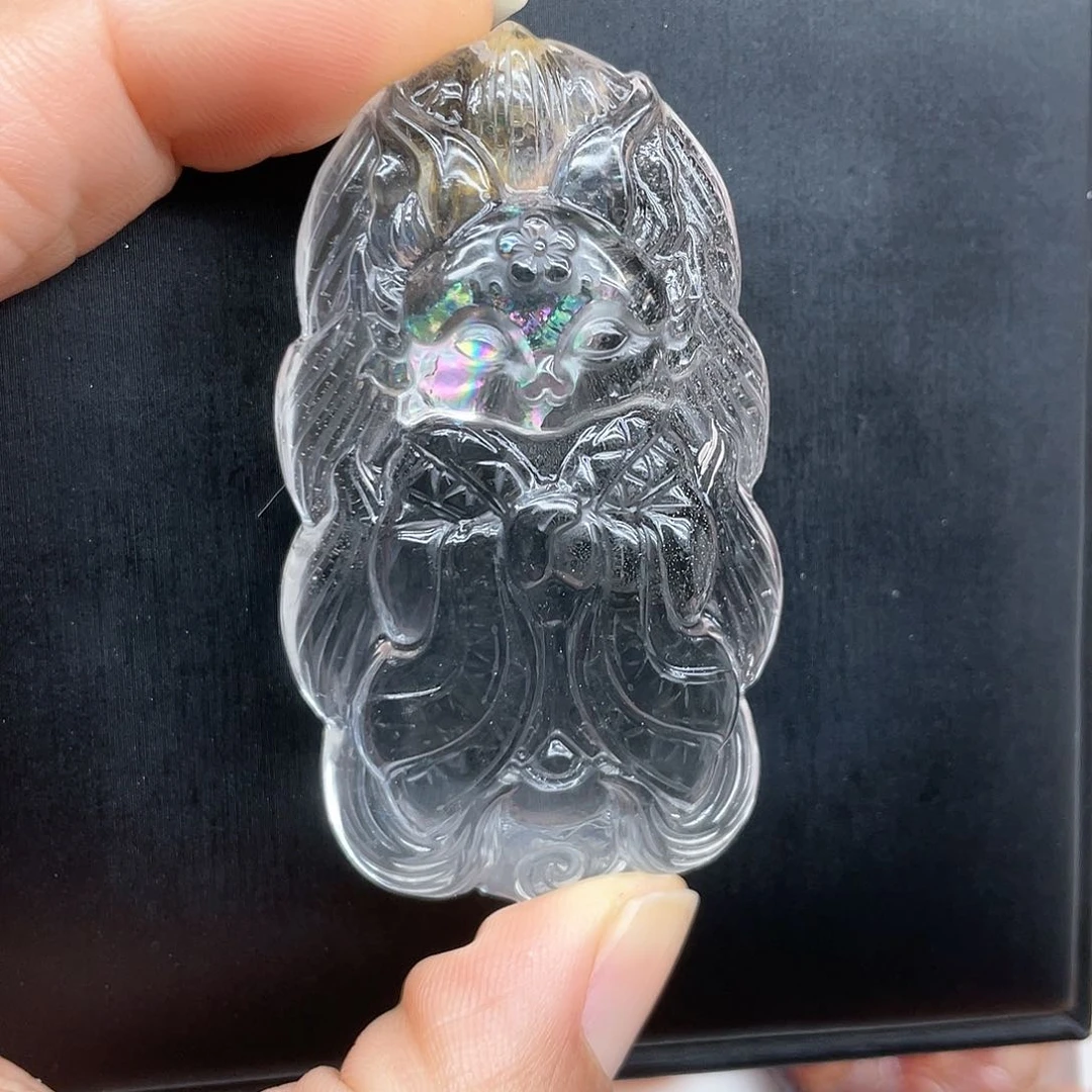 水晶吊坠(不含链)未镶嵌