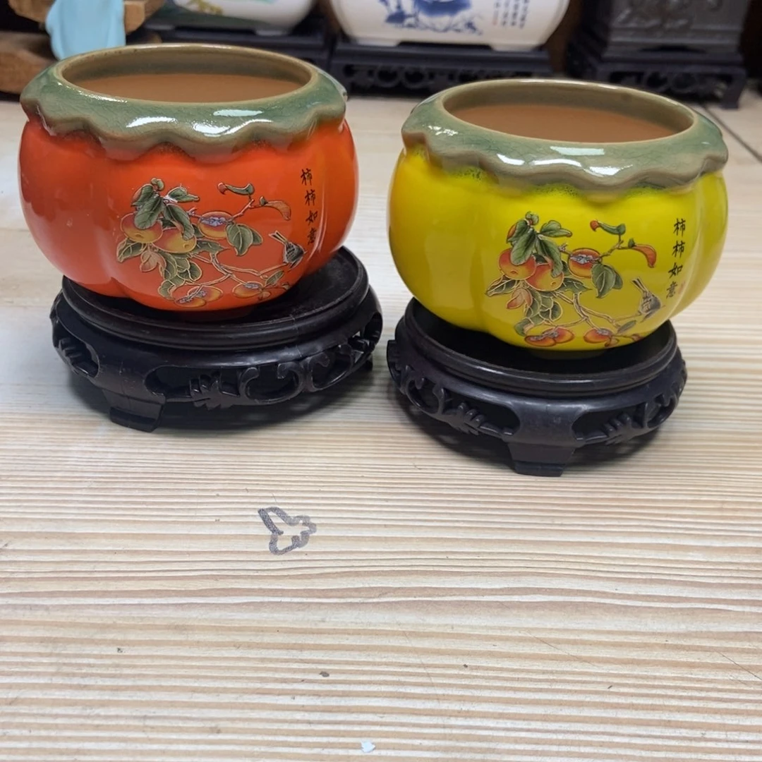 瓷片陶瓷花盆陶瓷艺术