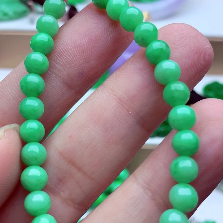 翡翠未镶嵌手链手串