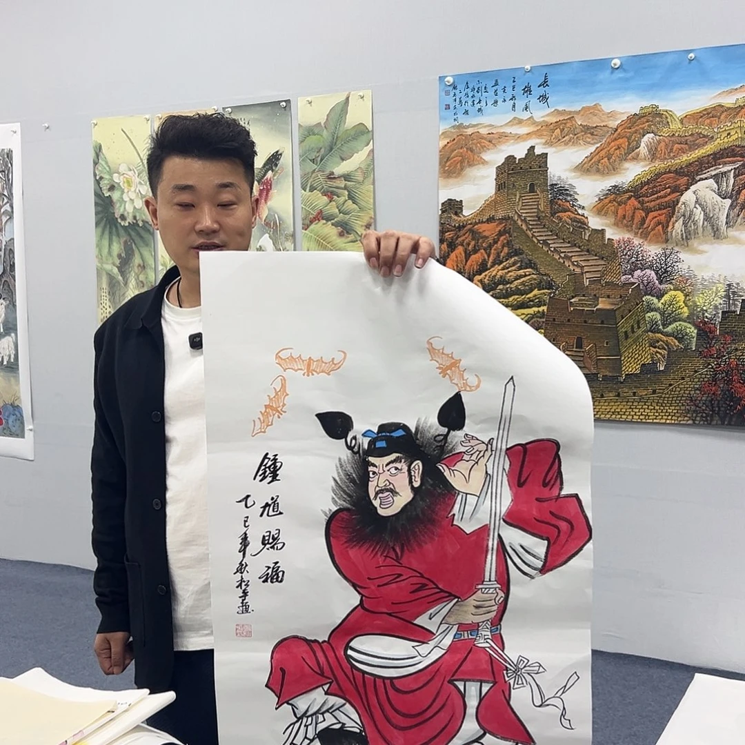 国画国画作品宣纸纯手绘