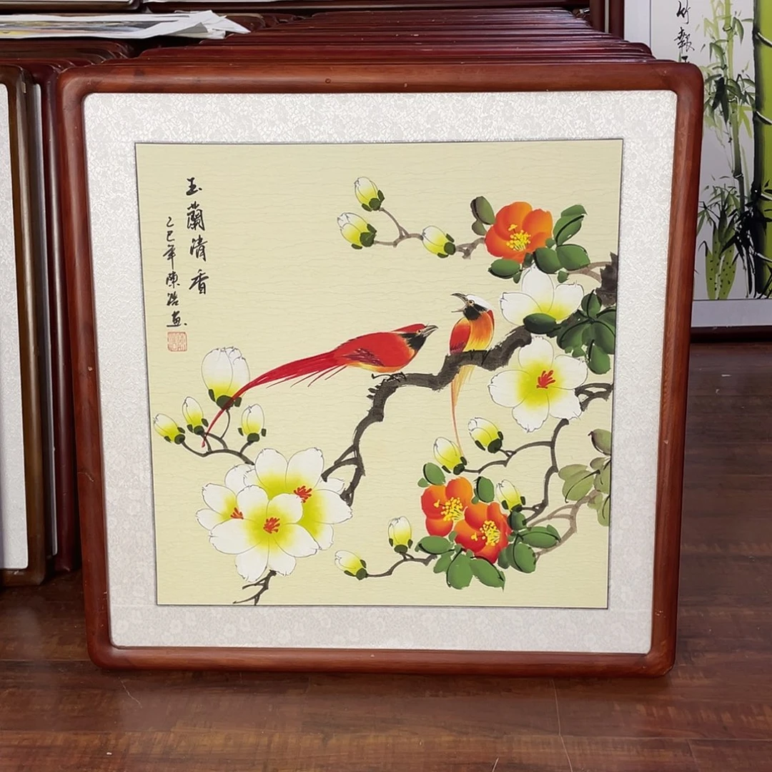 国画带框尺寸63*63厘米