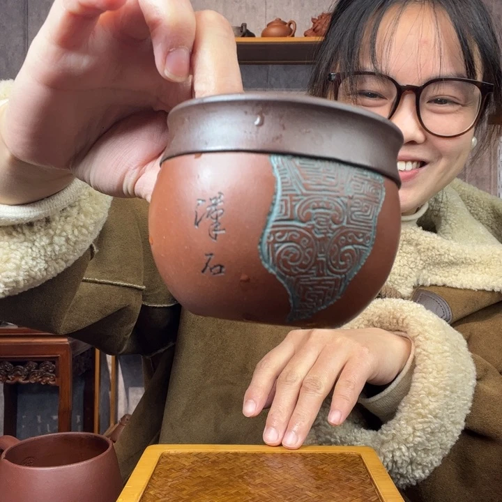 茶杯紫砂原矿紫砂杯