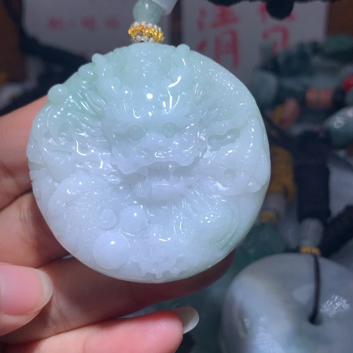 颈饰未镶嵌翡翠保真天然A货翡翠