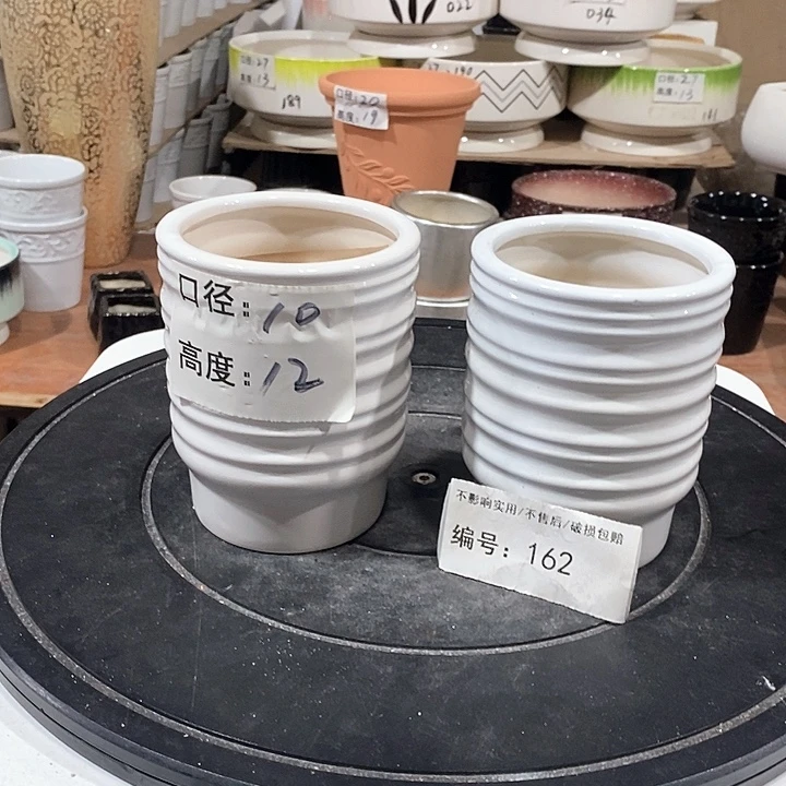 微瑕花盆-162-口10×12-2个