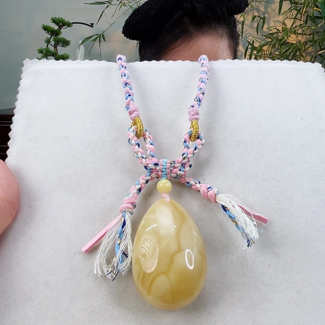 蜜蜡颈饰未镶嵌蜜蜡