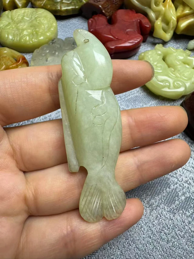 小鸟个性雕刻挂饰手把40