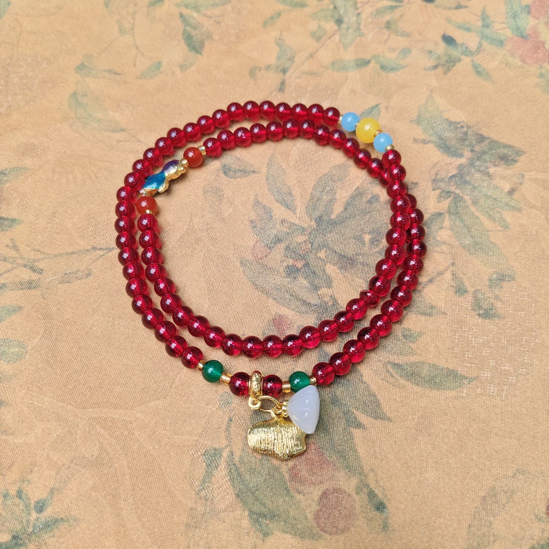 紫牙乌0.6双圈+金鱼莲蓬荷叶003